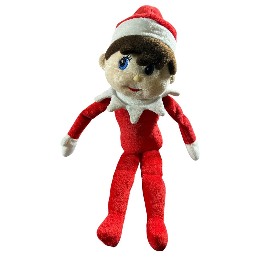 Elf on the Shelf Christmas Tradition Plush Red Boy Doll Blue Eyes 102510110005